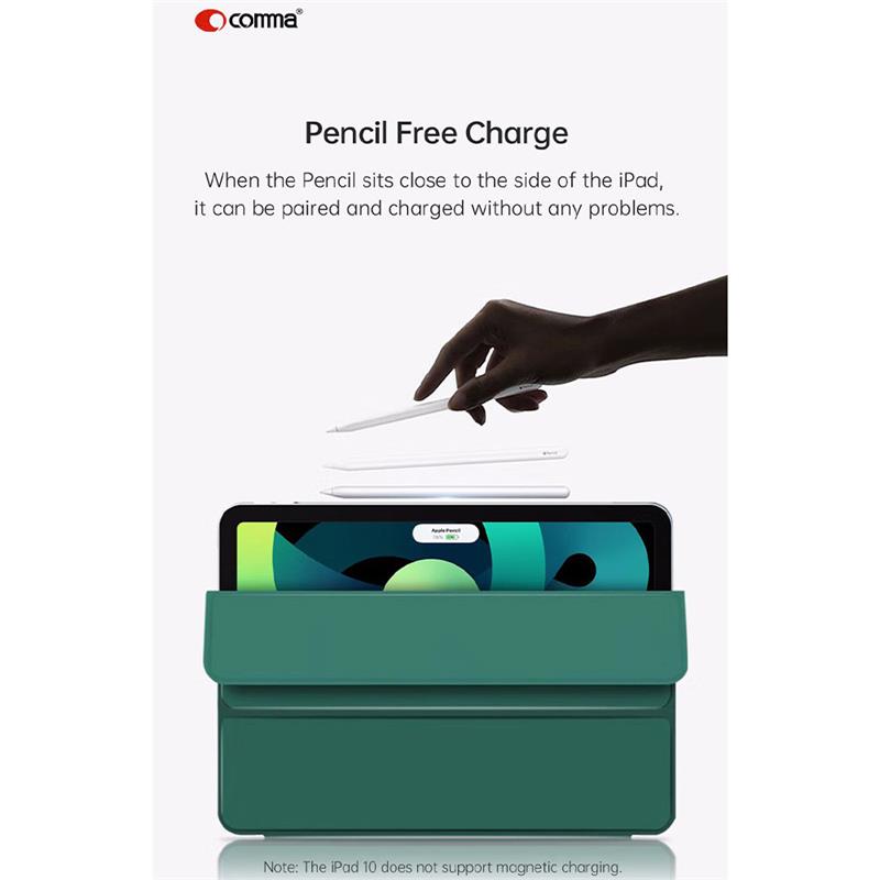 Comma puzdro Rider Magnetic Case pre iPad Pro 12.9" 2018-2022 - Deep Green 