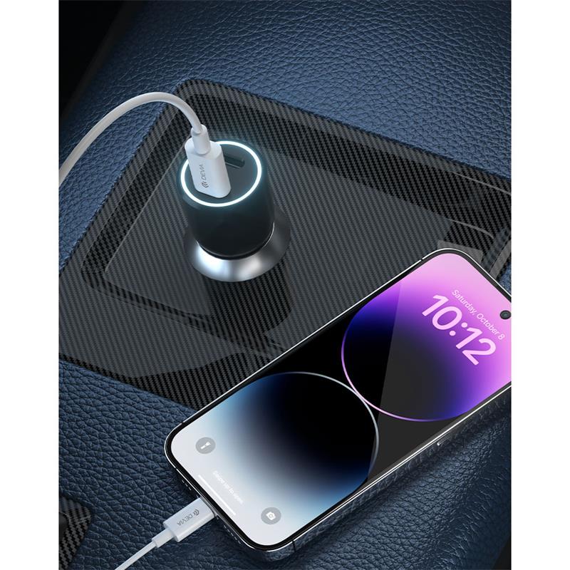 Devia nabíjačka do auta Smart Series PD 40W 2C Fast Car Charger - Black 