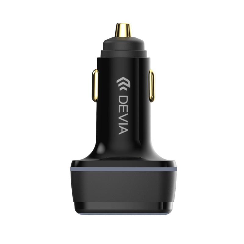 Devia nabíjačka do auta Extreme Speed Series 115W USB+2C Fast Car Charger  - Black 