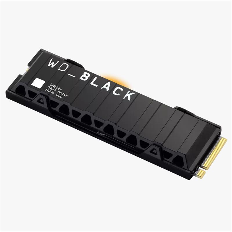 WD Black SN850X SSD 2TB M.2 NVMe Gen4 7300/6600 MBps with Heatsink (PS5 ready) 