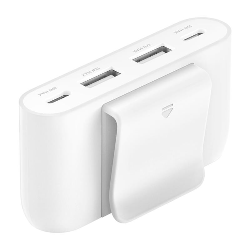 Belkin Boost Charge 4-Port USB Power Extender - White 