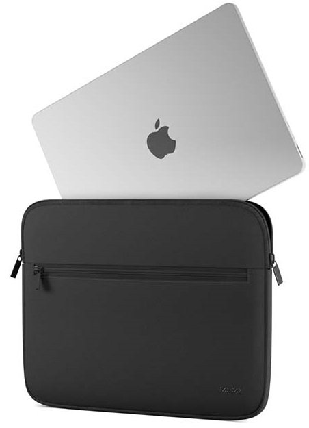 Epico Neoprenové púzdro pre Apple MacBook Pro 14"/Air 13"/Air 13,6" - čierna 
