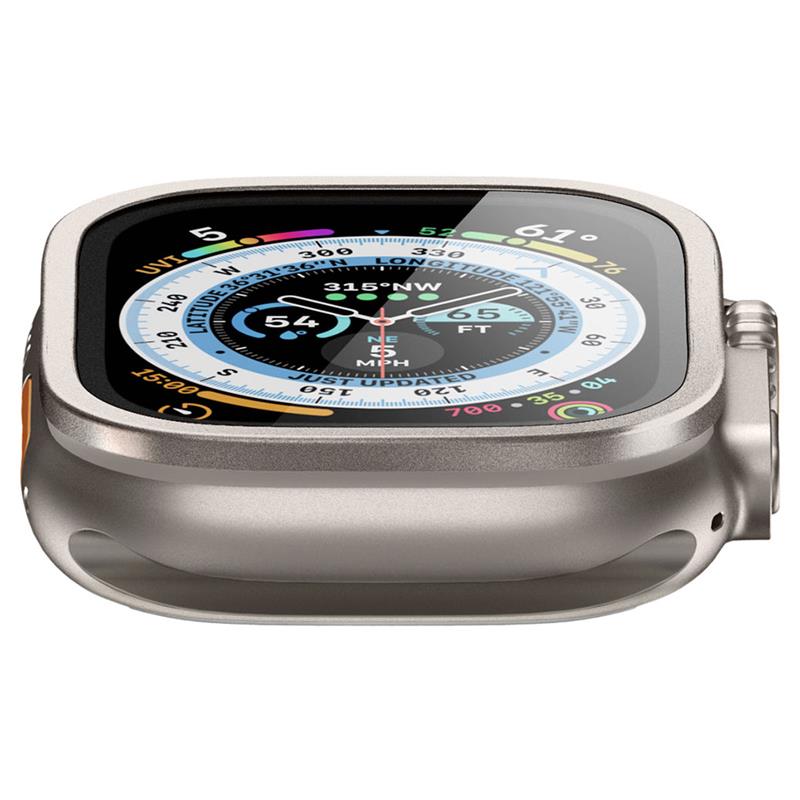Spigen ochranné sklo Glas.tR Slim Pro pre Apple Watch Ultra - Titanium 