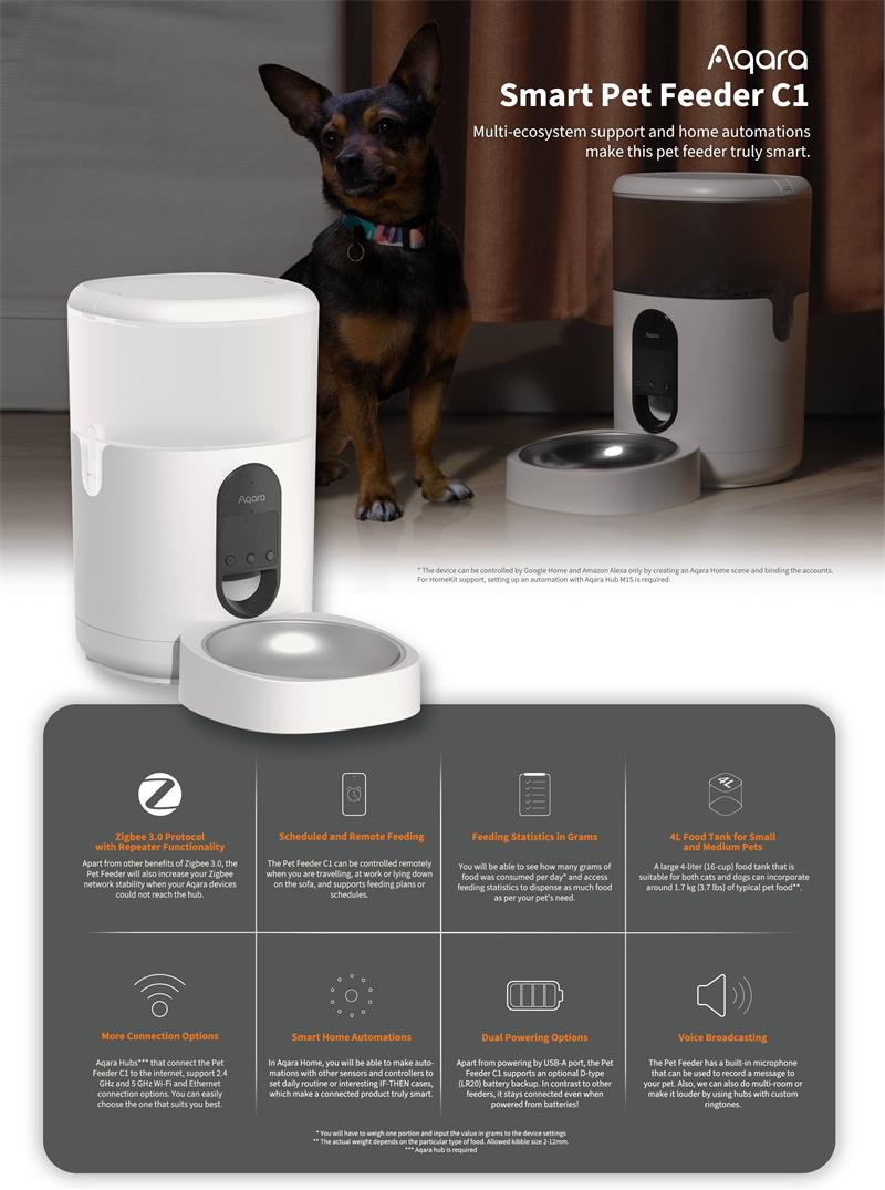 Aqara Smart Home Krmítko pre domáceho miláčika 