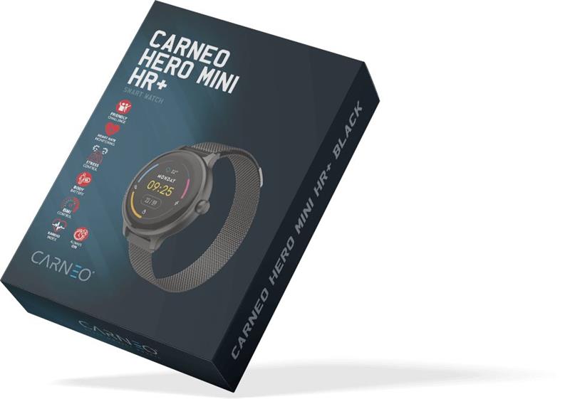 CARNEO Hero mini HR+ čierny 