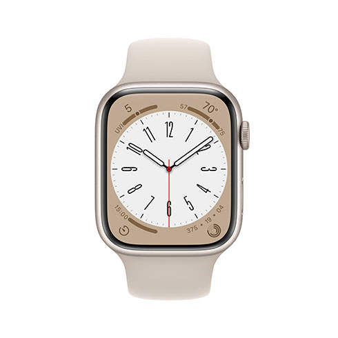 Apple Watch Series 8 GPS 45mm Hviezdne biele hliníkové puzdro *Trieda A*