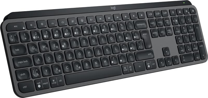 Logitech MX Keys S - bezdrôtová podsvietená klávesnica - CZ/SK - grafitová  