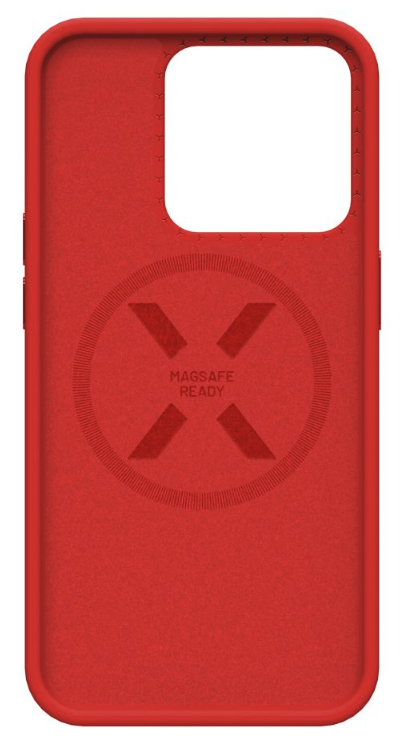 FIXED kryt MagFlow s podporou MagSafe pre Apple iPhone 15 Pro, červený