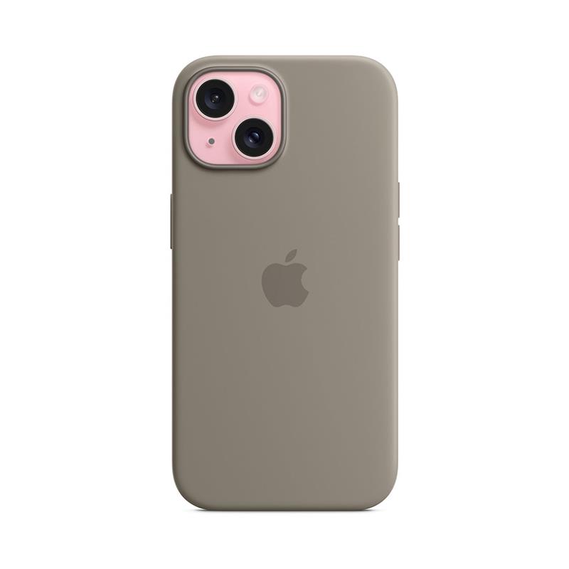 iPhone 15 Silicone Case with MagSafe - Clay 