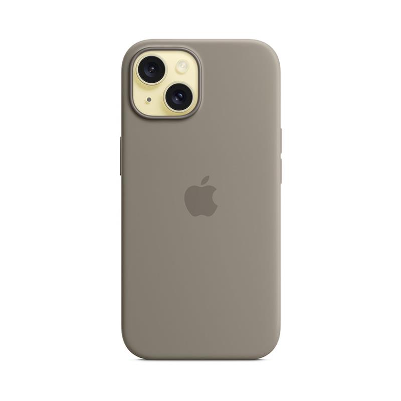 iPhone 15 Silicone Case with MagSafe - Clay 