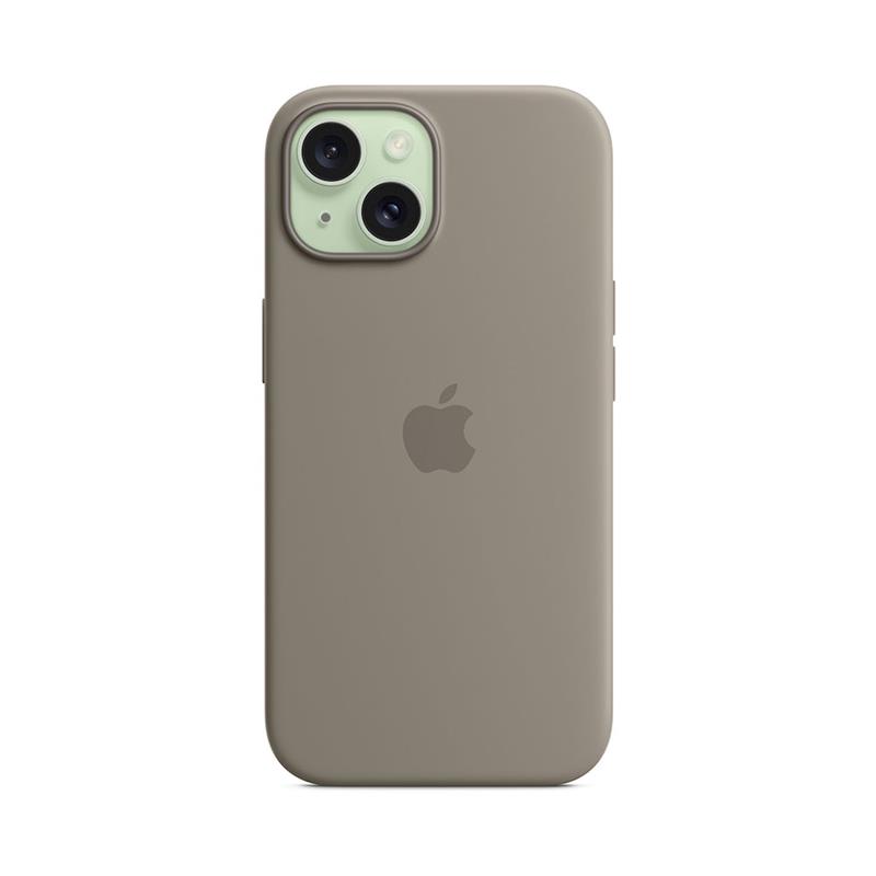 iPhone 15 Silicone Case with MagSafe - Clay 