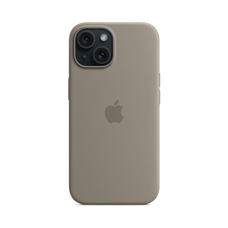 iPhone 15 Silicone Case with MagSafe - Clay 