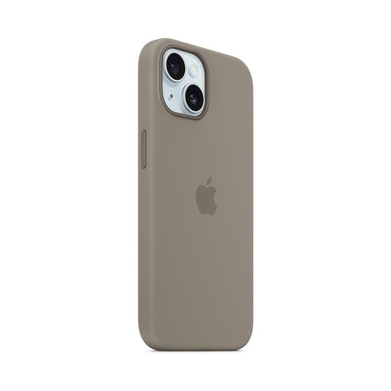 iPhone 15 Silicone Case with MagSafe - Clay 