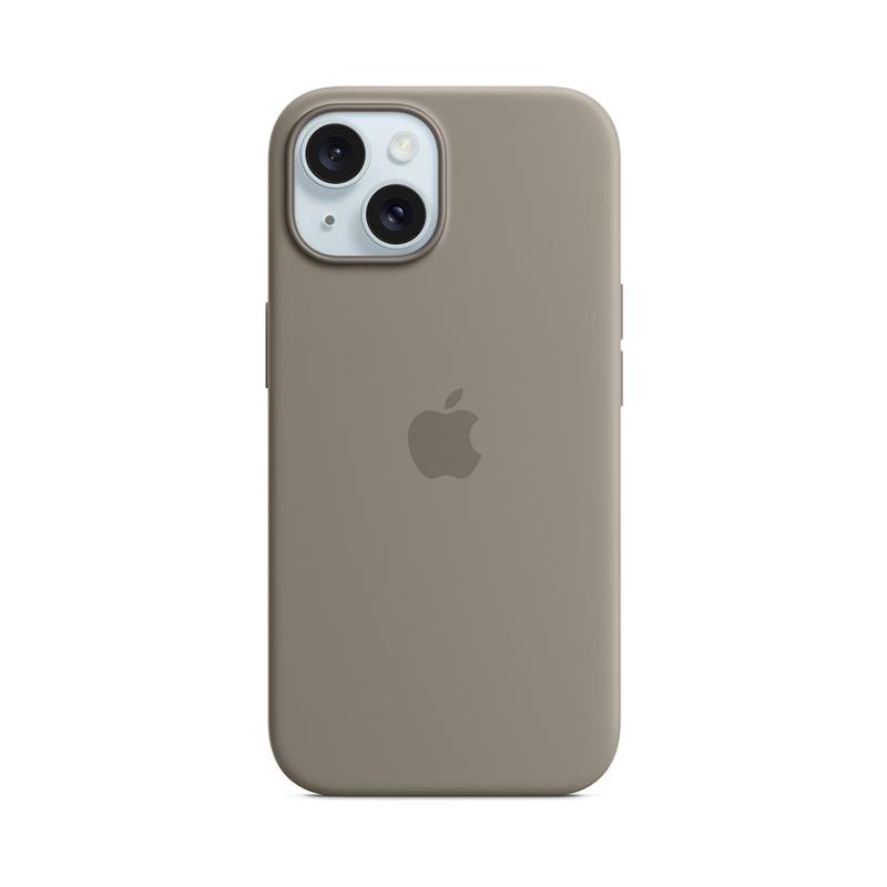 iPhone 15 Silicone Case with MagSafe - Clay 