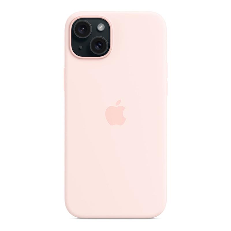 iPhone 15 Plus Silicone Case with MagSafe - Light Pink 