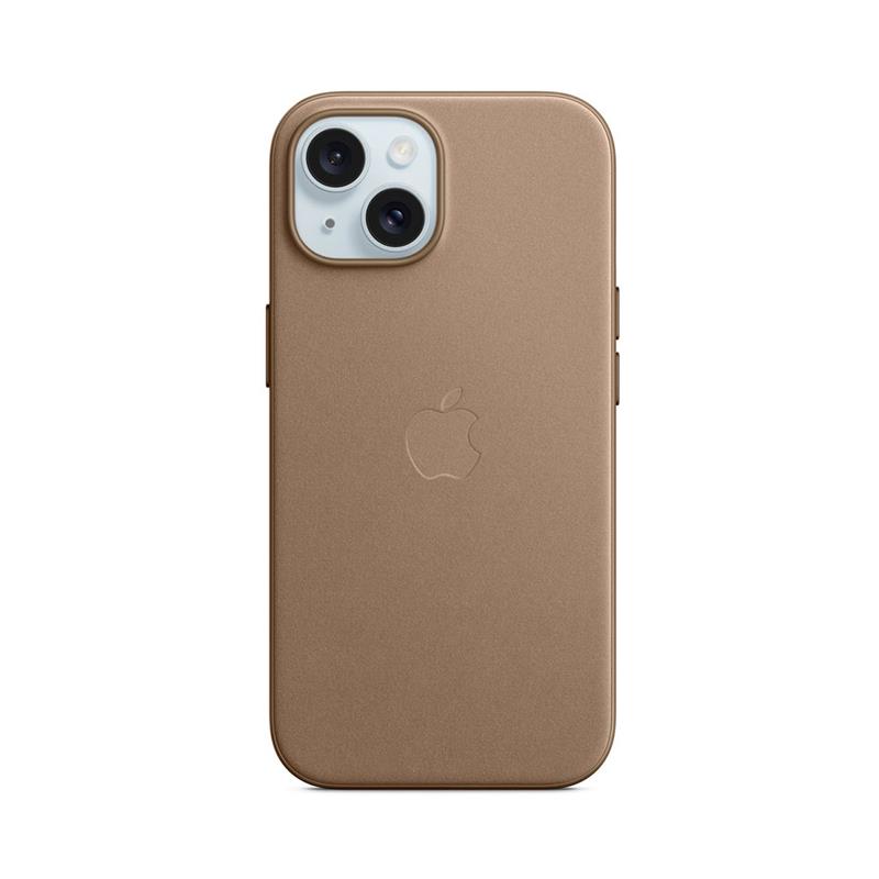 iPhone 15 FineWoven Case with MagSafe - Taupe 