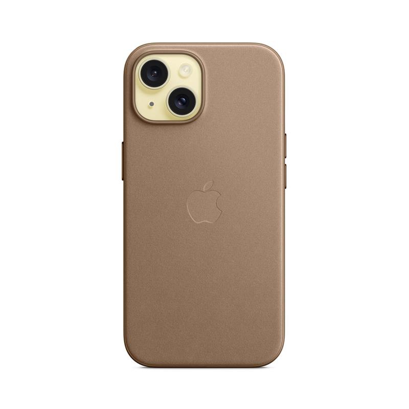 iPhone 15 FineWoven Case with MagSafe - Taupe 