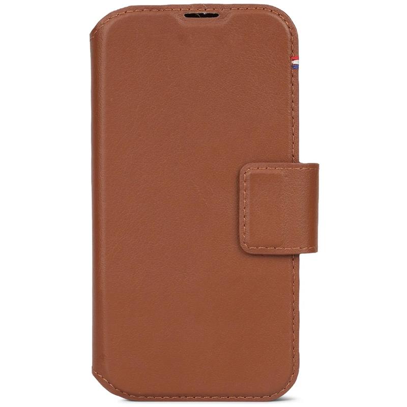 Decoded puzdro Leather Detachable Wallet MagSafe pre iPhone 15 Plus - Tan 