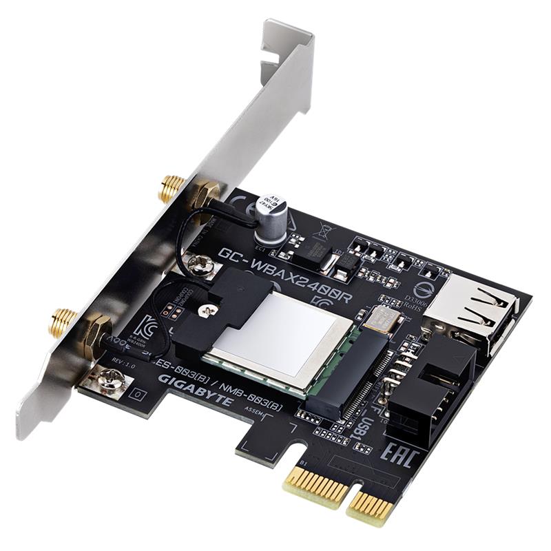 Gigabyte AORUS WIFI6E AX2400 PCIe x1 network card