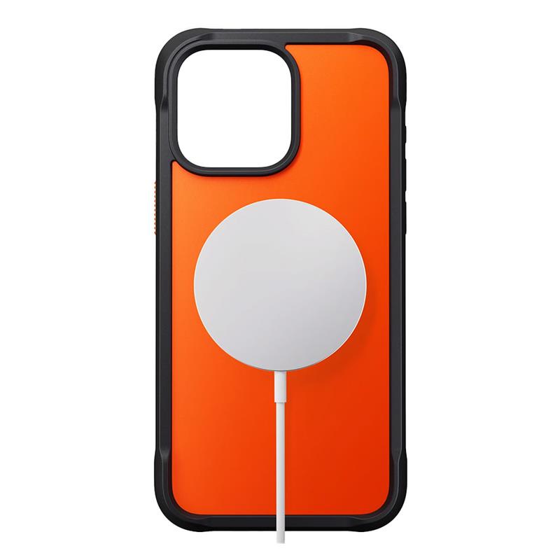 Nomad kryt Rugged Case Magsafe pre iPhone 15 Pro Max - Ultra Orange 