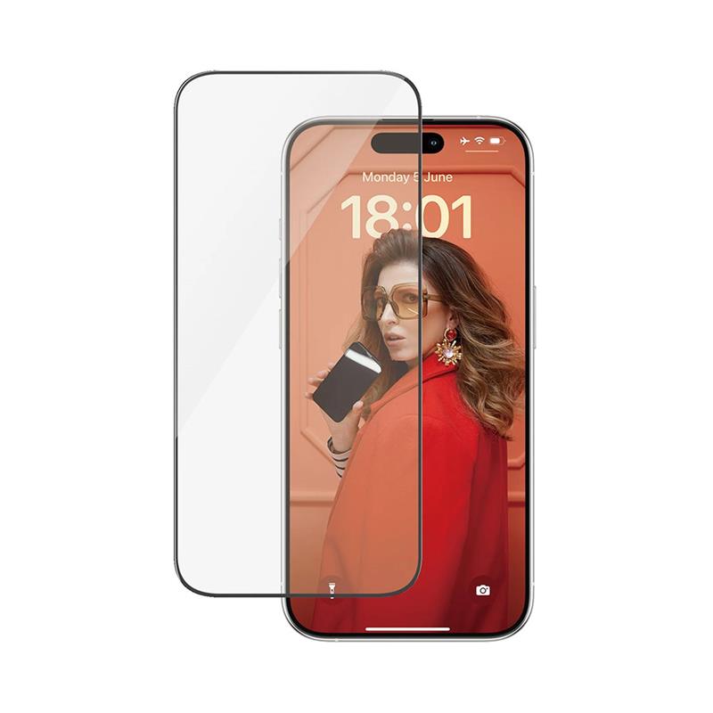 PanzerGlass ochranné sklo UWF pre iPhone 15 Pro - Black Frame 