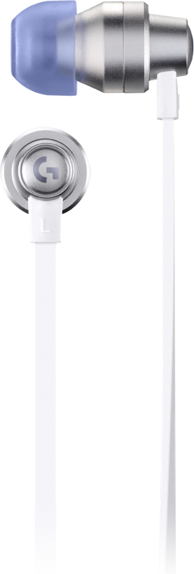 Logitech G333 - herné slúchadlá do uší, 3,5mm + USB-C, biele