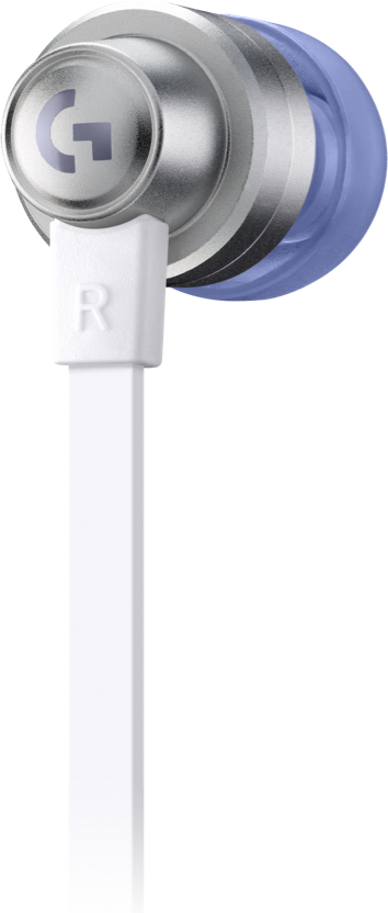 Logitech G333 - herné slúchadlá do uší, 3,5mm + USB-C, biele 