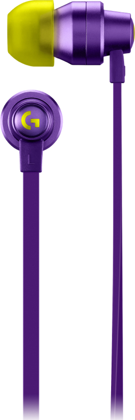 Logitech G333 - herné slúchadlá do uší, 3,5mm + USB-C, fialové 