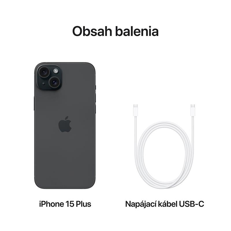 Apple iPhone 15 Plus/ 512GB/ Čierna 