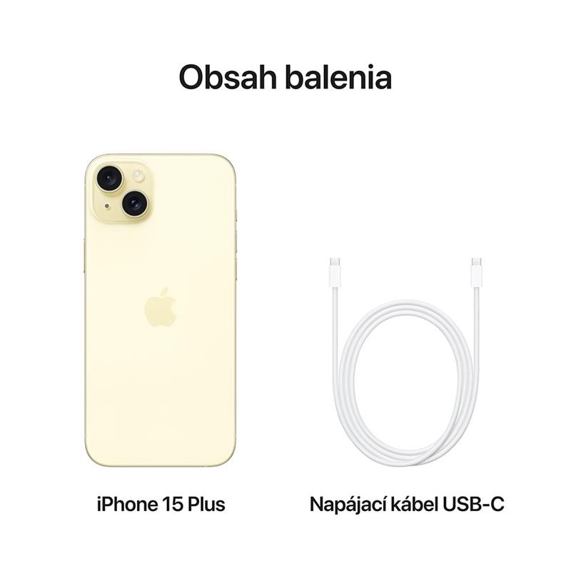 iPhone 15 Plus 256 GB žltá 
