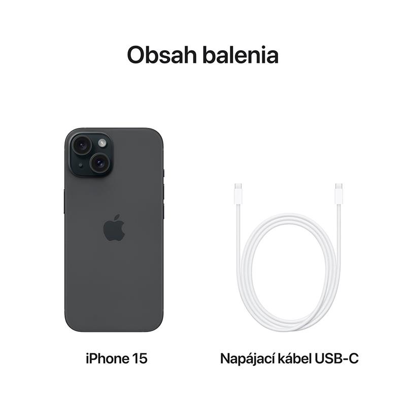 iPhone 15 128 GB čierna 