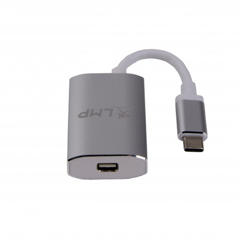 LMP adaptér USB-C to Mini-DisplayPort - Silver Aluminium