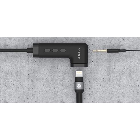 Adam Elements iLinio Lighting/Aux/Charging adaptér - Black 