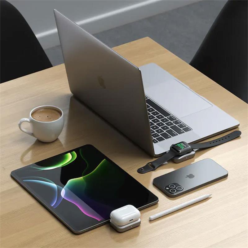 Satechi USB-C 2 in 1 Wireless Charging Dock pre Apple AirPods/Apple Watch 