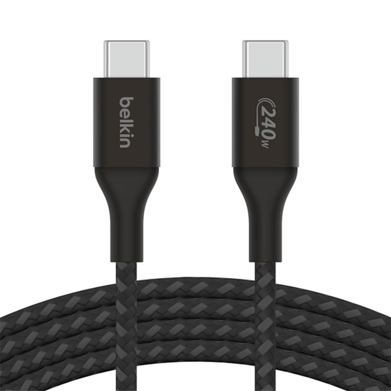 Belkin kábel Boost Charge USB-C to USB-C 2m 240W - Black 