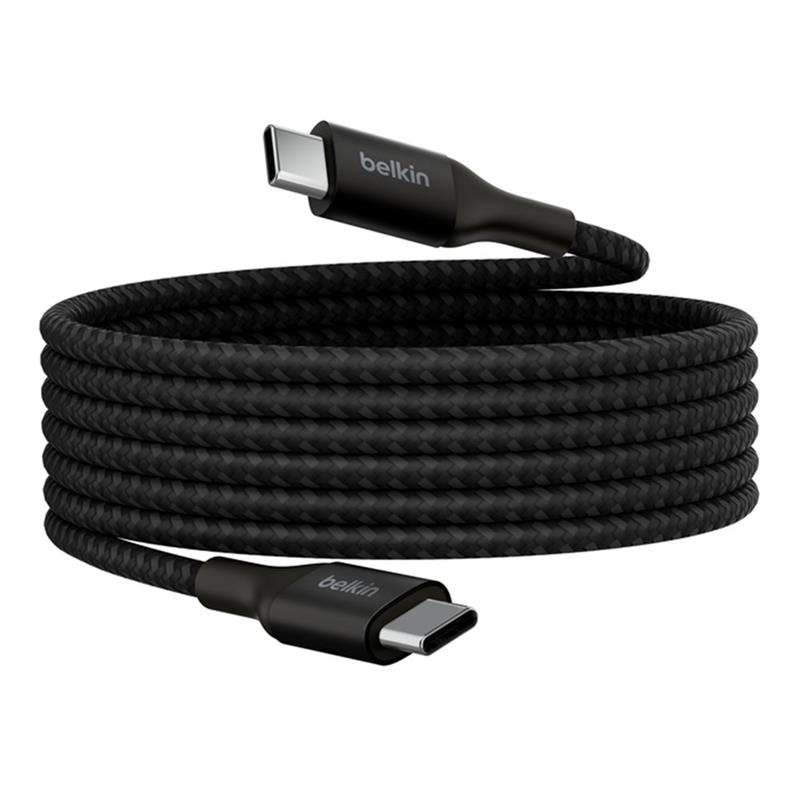 Belkin kábel Boost Charge Double-Braided USB-C to USB-C 2m 240W - Black 