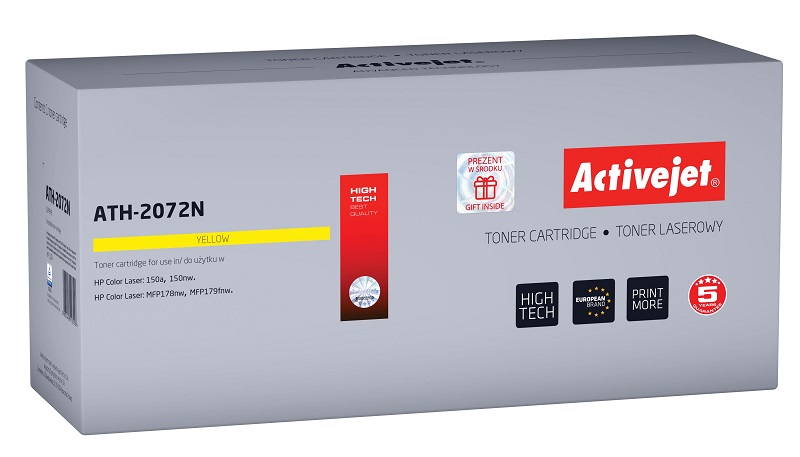 Toner ActiveJet pre HP 117A ATH-2072N W2072A Yellow 700str.