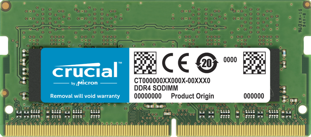 Crucial 32GB SODIMM DDR4 3200 CL24