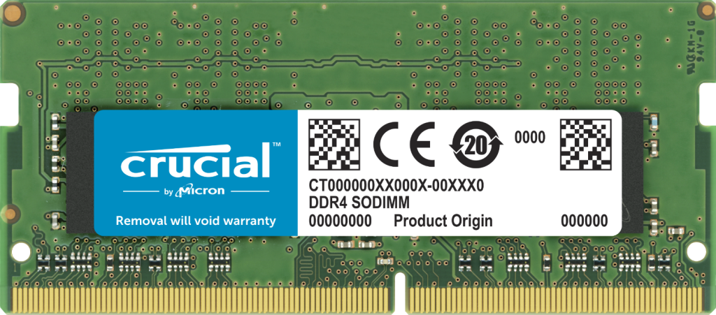 Crucial 32GB SODIMM DDR4 3200 CL22