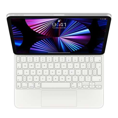 Apple Magic Keyboard pre iPad Pro 11" (1. - 4. gen.) a iPad Air 11" (M2 a 4. and 5. gen.) - IE- Biela