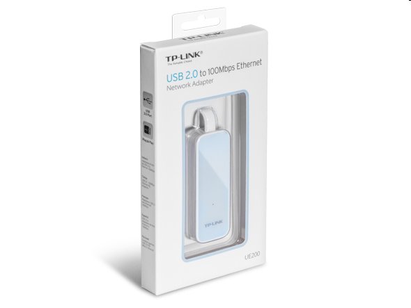 tp-link UE200, USB => Ethernet Adapter, USB 2.0 => 100Mbit/s Network Adapter, 1x LAN 10/100M