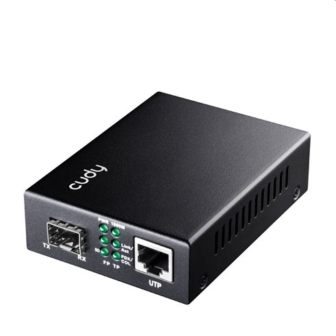 Cudy MC220P - 10/100/1000M SFP Slot to 10/100/1000M PoE+ Port, IEEE 802.3at/af