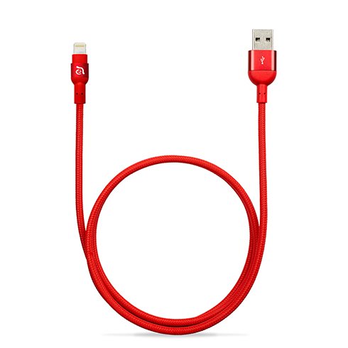 Adam Elements kábel PeAk 120B Lightning to USB - Red