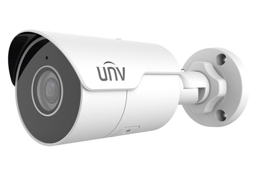 UNIVIEW IP kamera 2688x1520 (4 Mpix), až 30 sn/s, H.265, obj. 2,8 mm (101,1°), PoE, Mic., IR 50m, WDR 120dB, ROI, koridor formát, 