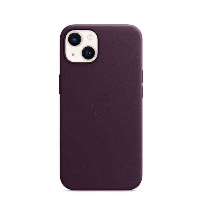 Apple iPhone 13 Leather Case with MagSafe - Dark Cherry