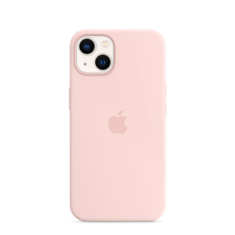 Apple iPhone 13 Silicone Case with MagSafe - Chalk Pink