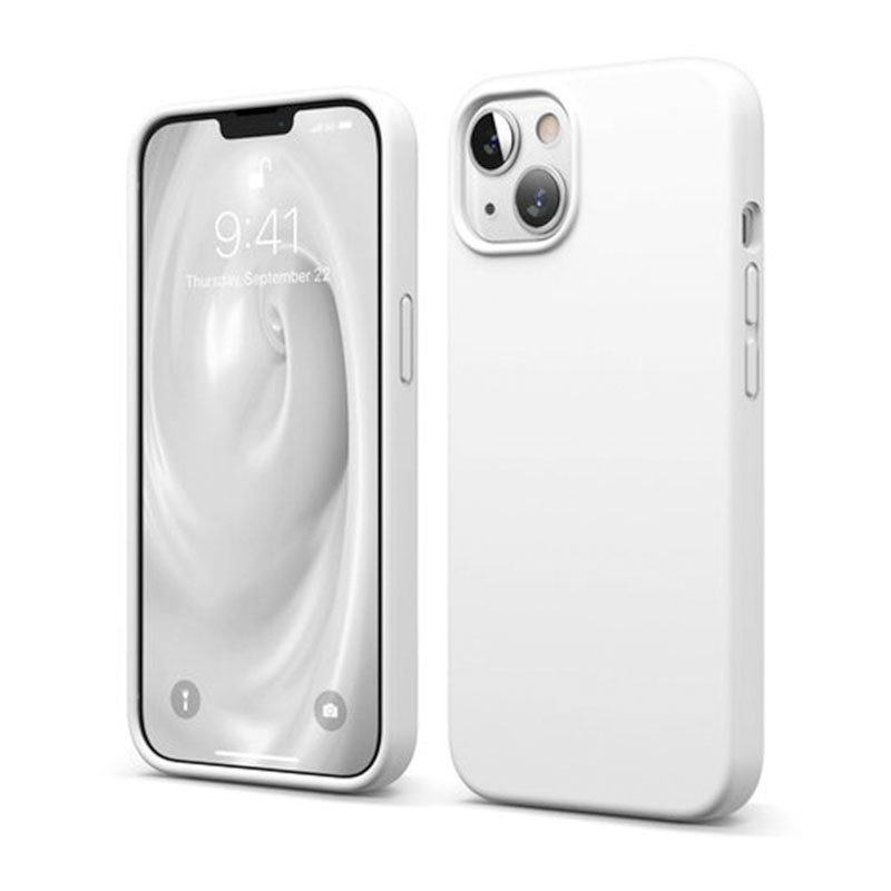 Elago kryt Silicone Case pre iPhone 13 - White
