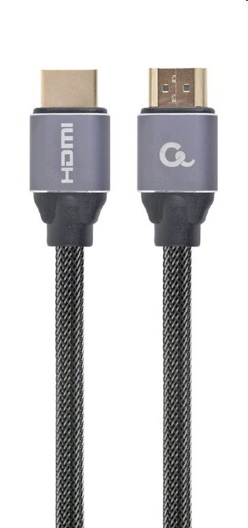 Kábel CABLEXPERT HDMI 2.0, 5m, opletený, čierny, blister