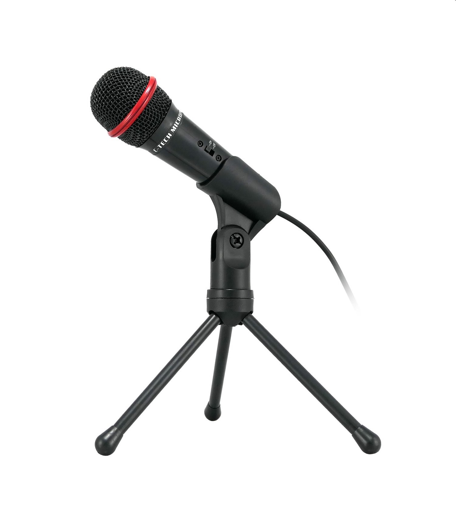 Stolný mikrofón C-TECH MIC-01, 3,5