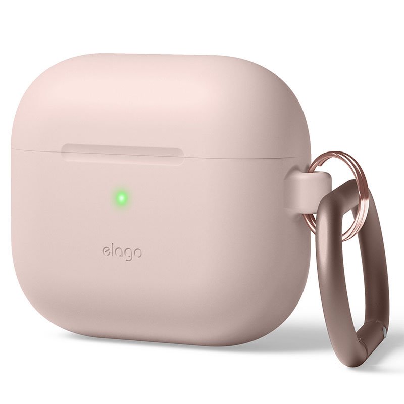 Elago Airpods 3 Silicone Hang Case - Sand Pink